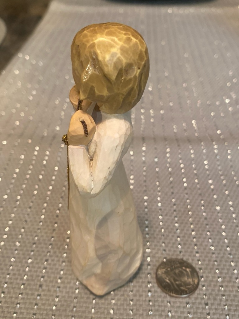 Willow Tree Cream and Gold Prayer Figurine